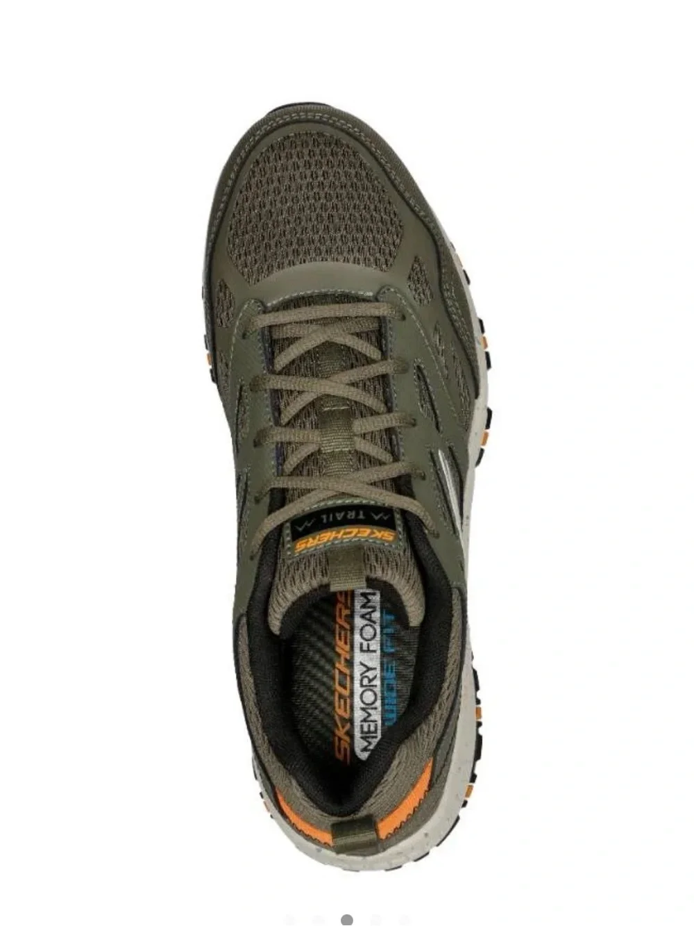 New Sketchers Trail Memory Foam Hillcrest Mens shoes size 9 Olive green